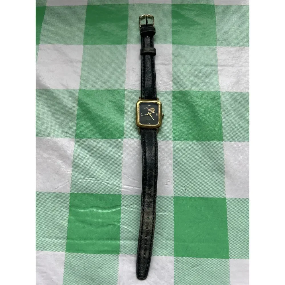WIBC Gold Tone Black Dial Women’s Quartz Watch